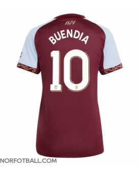 Billige Fotballdrakt Aston Villa Emiliano Buendia #10 Replika Hjemmedrakt Dame 2025-26 Kortermet